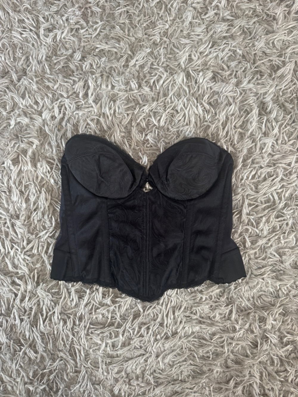 Sophistique by Smoothie Black Underwire Padded Boned Bustier